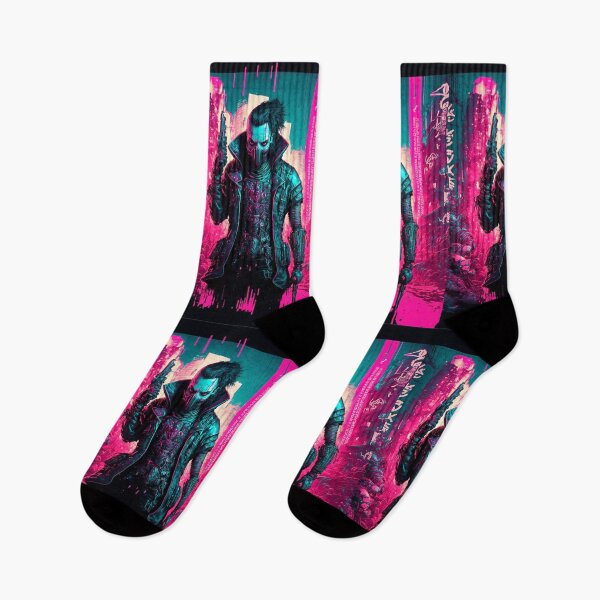 Item preview, Glitch Assassin: The Neon Outlaw of the Future designed and sold by ZGigerBarker.