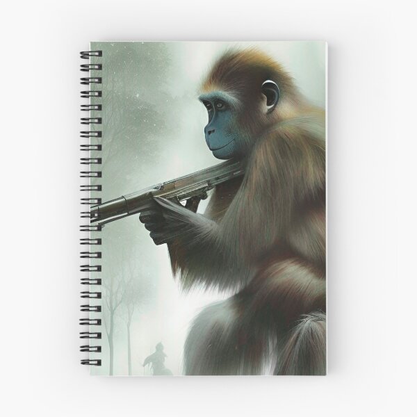 Item preview, Illegal Monkey Gun Runner  designed and sold by ShopSunday.