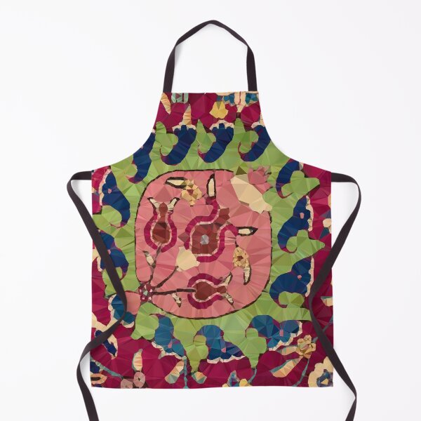 Item preview, Safavid Rug Detail Abstract Low Poly Geometric Vector Art designed and sold by Vicky Brago-Mitchell®.