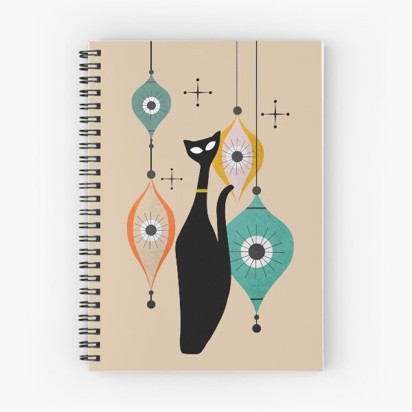 Item preview, Mid Century Christmas Cat 1 designed and sold by dreamprint.