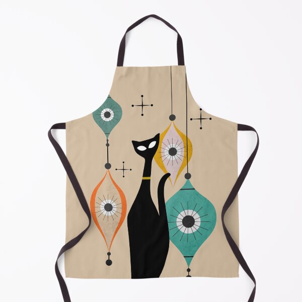 Item preview, Mid Century Christmas Cat 1 designed and sold by dreamprint.