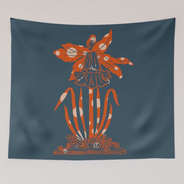 Item preview, Retro bellflower  designed and sold by kubranurgullu.