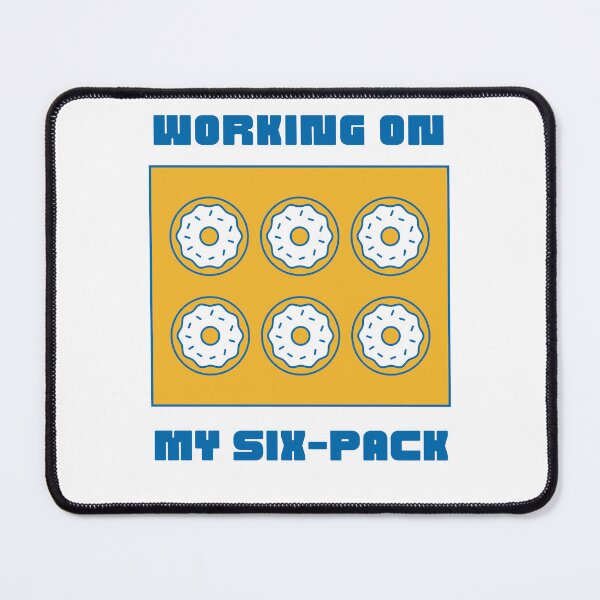 Item preview, Working On My Six-Pack Funny designed and sold by man0s.