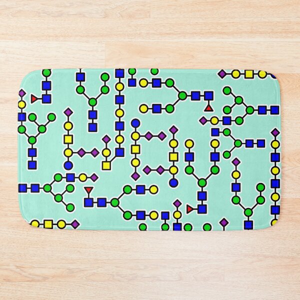 Item preview, Glycan Tessellation - Mint Background designed and sold by Artsy-Chemist.