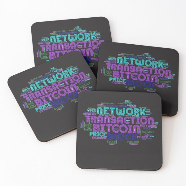 Item preview, Bitcoin Crypto World Words designed and sold by GeorgiosT.