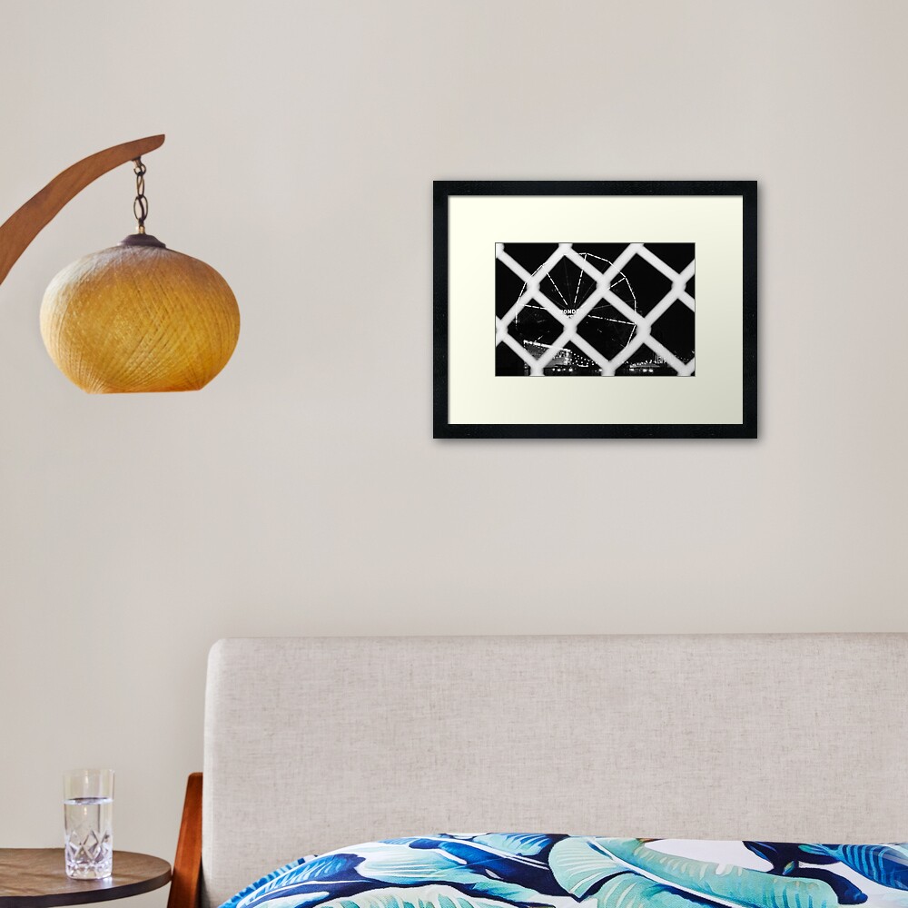 Fenced Wonder Framed Art Print