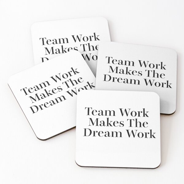 Item preview, Team Work Makes The Dream Work designed and sold by sujeeyoga.