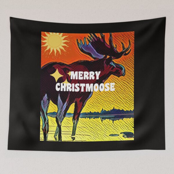 Item preview, Merry Christmoose designed and sold by starfishstuff.