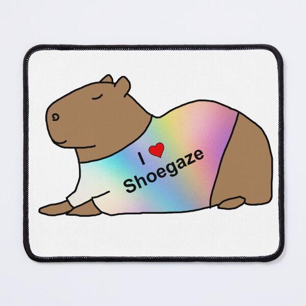 Item preview, Shoegazer Capybara designed and sold by courtneyklich.