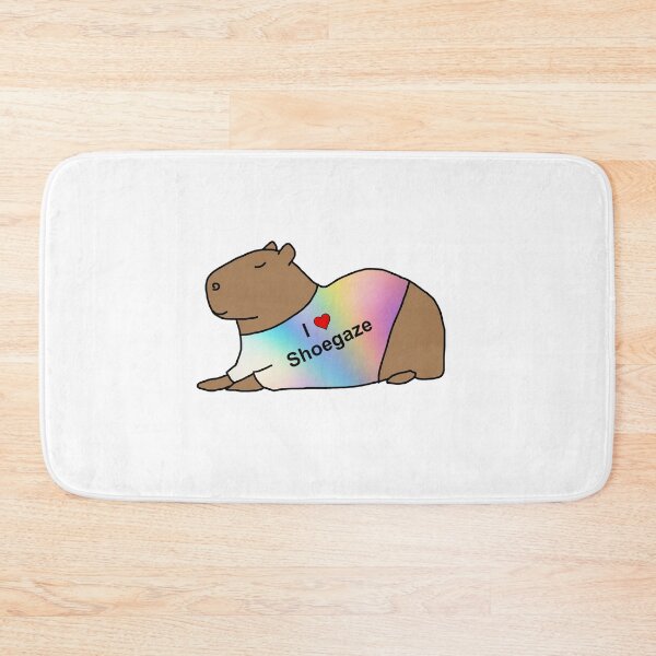 Item preview, Shoegazer Capybara designed and sold by courtneyklich.