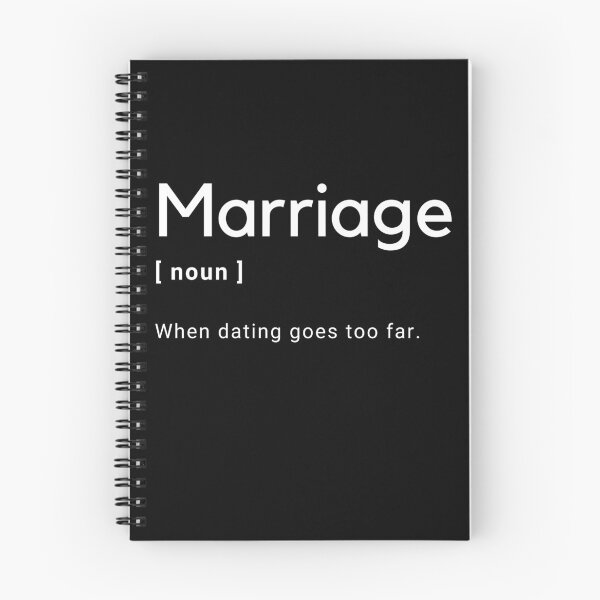 Item preview, Marriage Definition - When dating goes too far -  designed and sold by Amine-Creation.