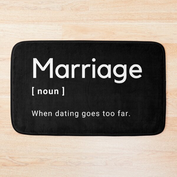 Item preview, Marriage Definition - When dating goes too far -  designed and sold by Amine-Creation.