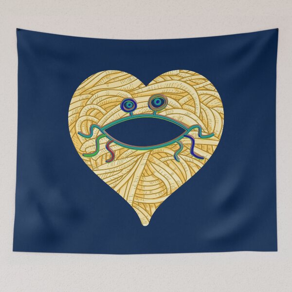 Item preview, Flying Spaghetti Monster Pastafarian Atheist Funny designed and sold by incurablehippie.