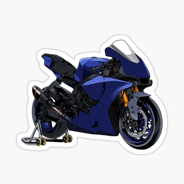 Sticker et autocollant yamaha sang sur