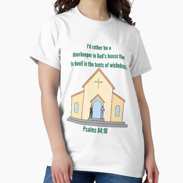 Item preview, Doorkeeper in God's House~Psalms 84:10 designed and sold by RhondaCGoins.