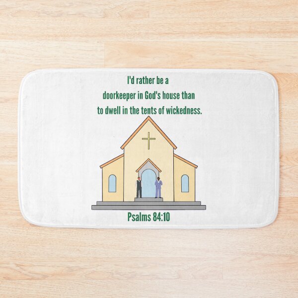 Item preview, Doorkeeper in God's House~Psalms 84:10 designed and sold by RhondaCGoins.