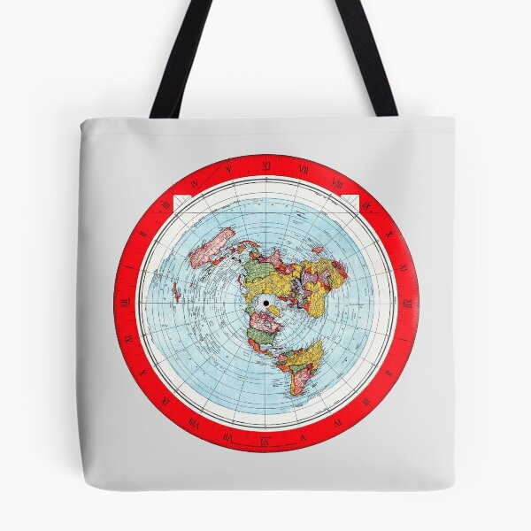 Item preview, Flat Earth Map - Alex Gleason 1892 designed and sold by MtWoodsonSales.