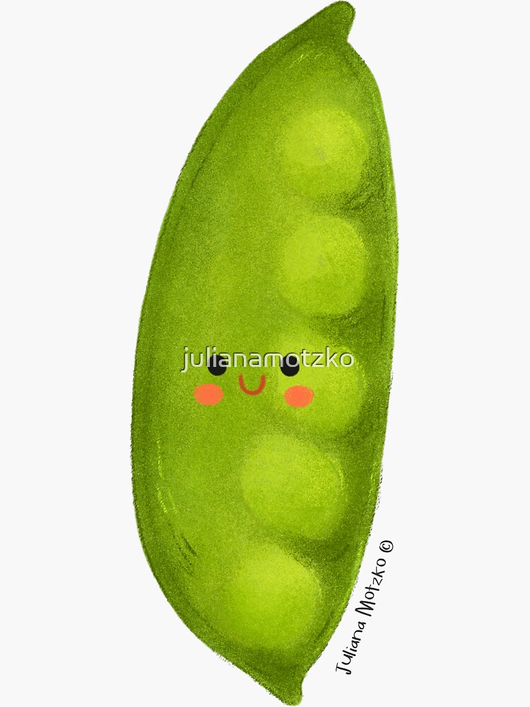 "Mangetout" Sticker for Sale by julianamotzko Redbubble
