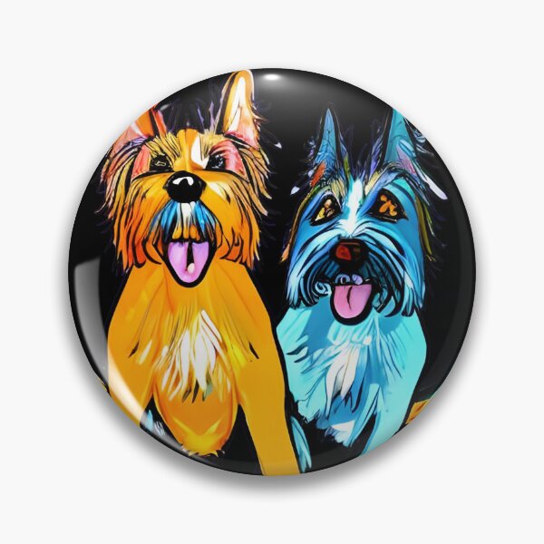 Item preview, Colourful dogs having fun arwork designed and sold by The Love Quill.