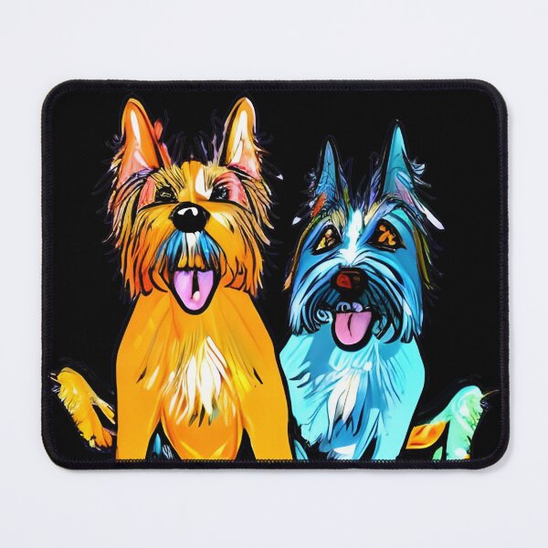 Item preview, Colourful dogs having fun arwork designed and sold by The Love Quill.