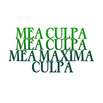 Latin saying Mea Culpa - Latin' Beanie