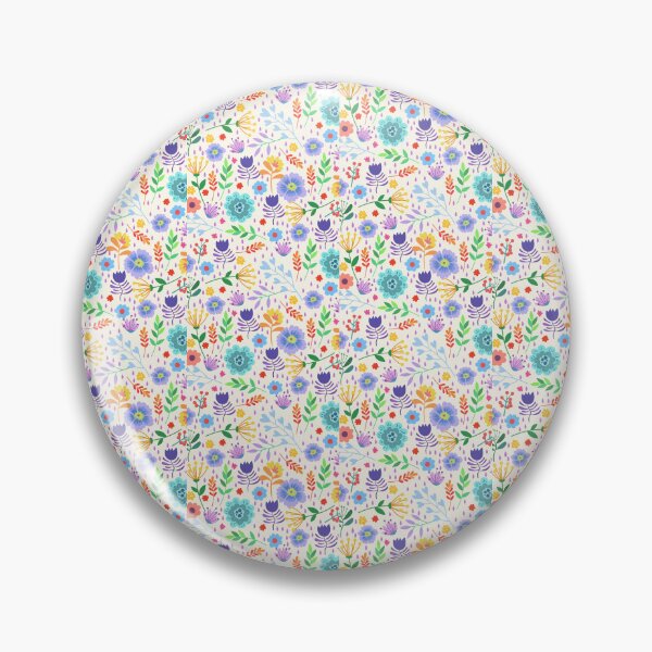 Item preview, Colorful Folksy Flower Pattern designed and sold by Evanka.