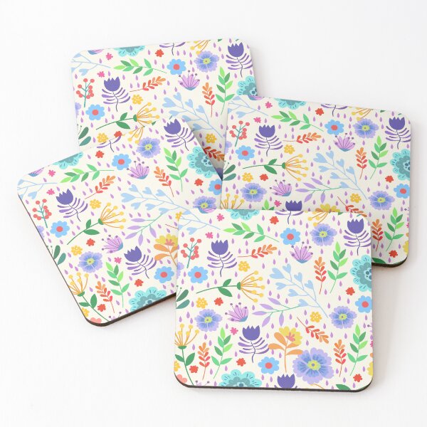 Item preview, Colorful Folksy Flower Pattern designed and sold by Evanka.