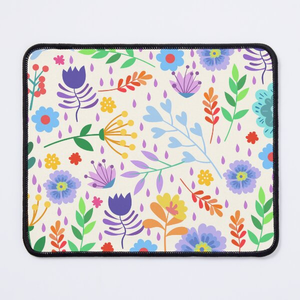 Item preview, Colorful Folksy Flower Pattern designed and sold by Evanka.