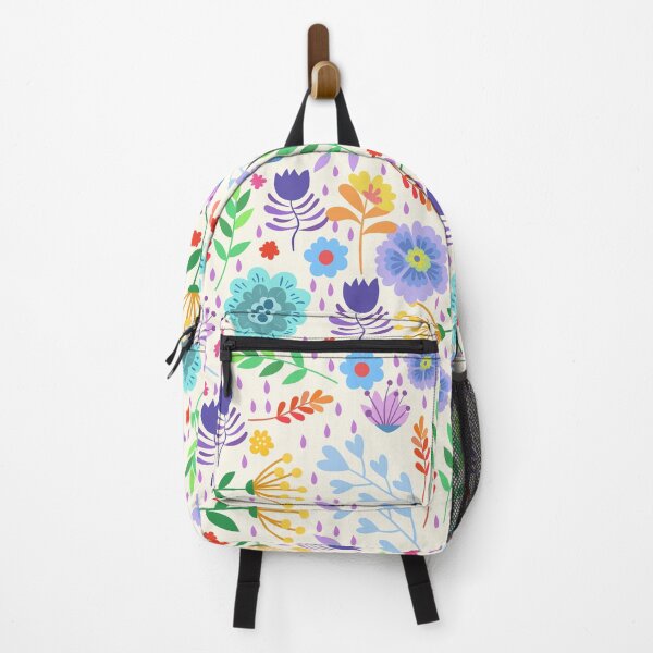 Item preview, Colorful Folksy Flower Pattern designed and sold by Evanka.