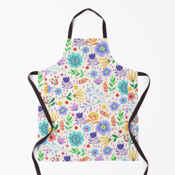 Item preview, Colorful Folksy Flower Pattern designed and sold by Evanka.
