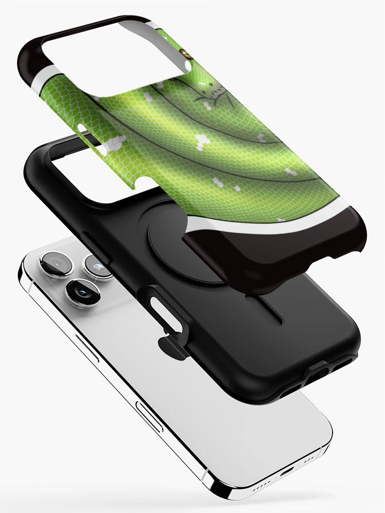 Thumbnail 2 of 4, iPhone Case, Green Tree Python Normal designed and sold by Kirin-Riki.