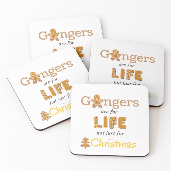 Item preview, Gingers Are For Life Not Just For Christmas designed and sold by Inspirely.