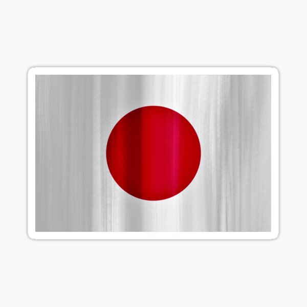 Japanese Flag Sticker For Sale By Eternalflair Redbubble