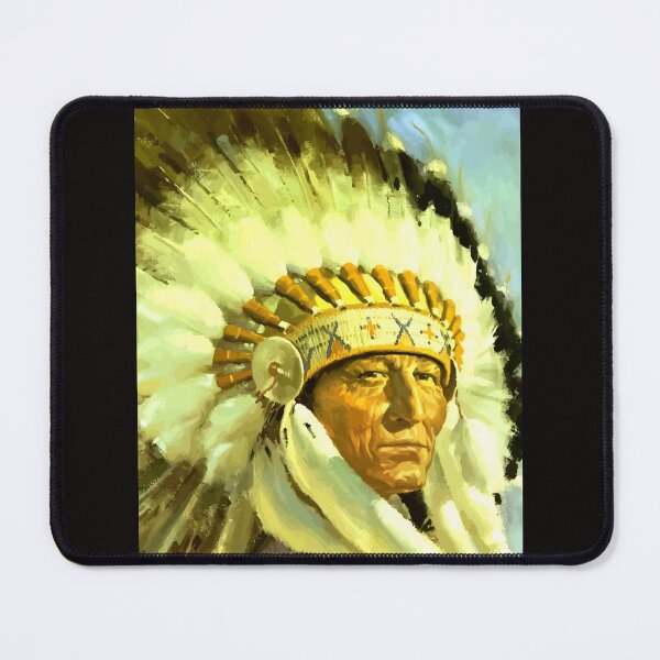 Item preview, FIRST NATIONS chief GREETING CARD designed and sold by starfishstuff.