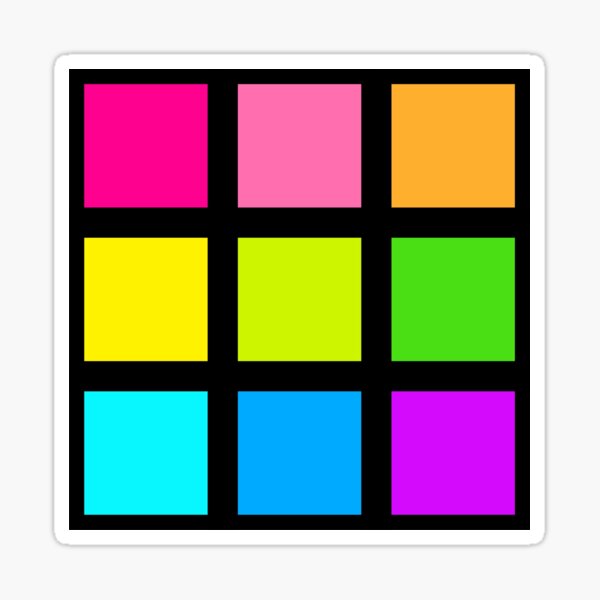 Item preview, Neon Squares designed and sold by MayRahTee.