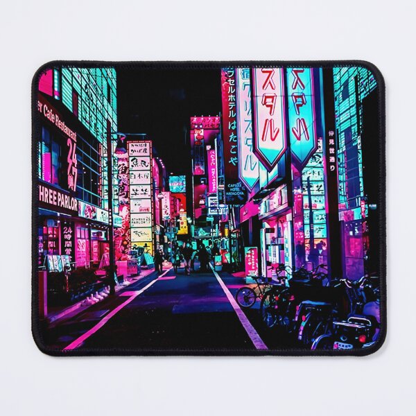 Item preview, Tokyo Street Night Neon Light Poster designed and sold by cricreet.