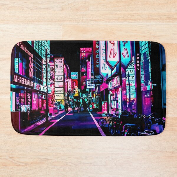 Item preview, Tokyo Street Night Neon Light Poster designed and sold by cricreet.