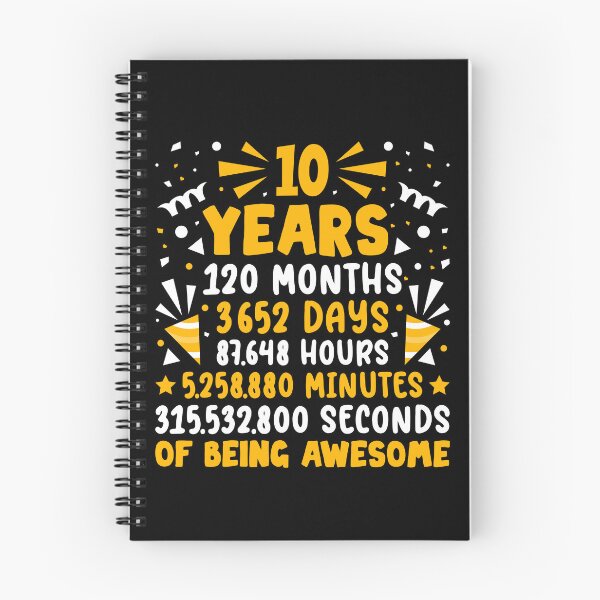 Item preview, 10th Birthday Party 10 Years 120 Months Of Being Awesome designed and sold by Best Designer.