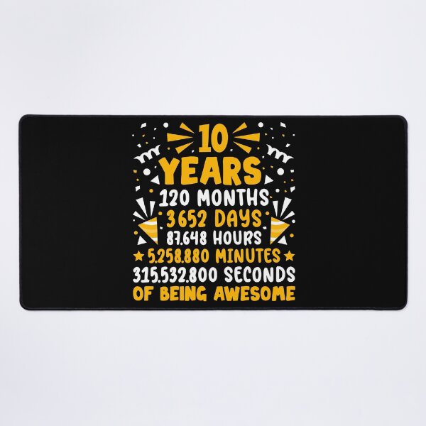 Item preview, 10th Birthday Party 10 Years 120 Months Of Being Awesome designed and sold by Best Designer.