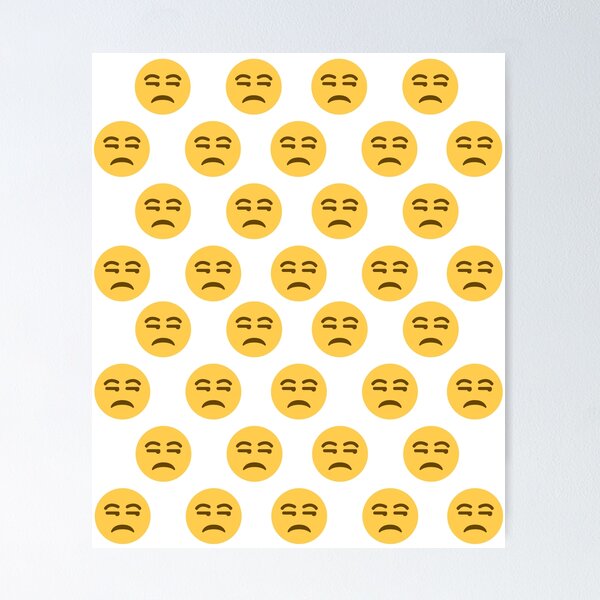 Unamused Face Emojis Stickers for Sale