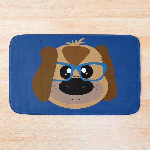 Item preview, Kawaii Cachorro de óculos azul designed and sold by GirlaineSQ.