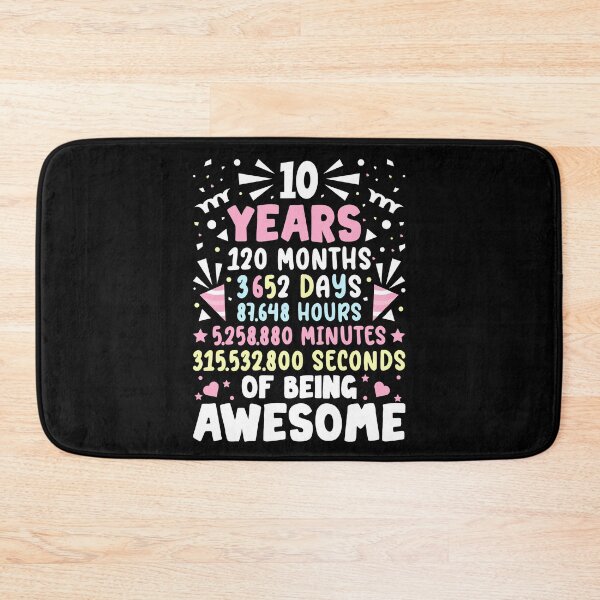 Item preview, 10th Birthday Party 10 Years 120 Months Of Being Awesome designed and sold by Best Designer.