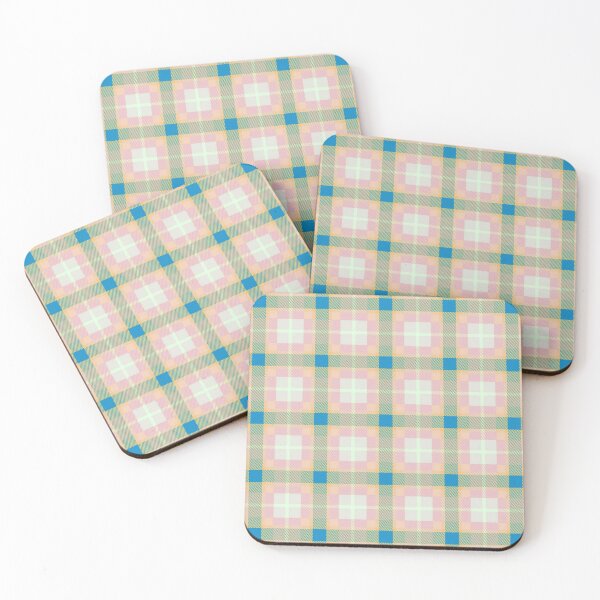 Item preview, Pink and blue checkered pattern. designed and sold by MirBer.