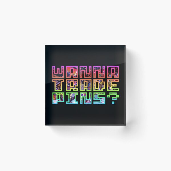 Artikelvorschau, Willst du Pins tauschen? Stifte und Regenbogen-Version entworfen und verkauft von Cabled Creature.