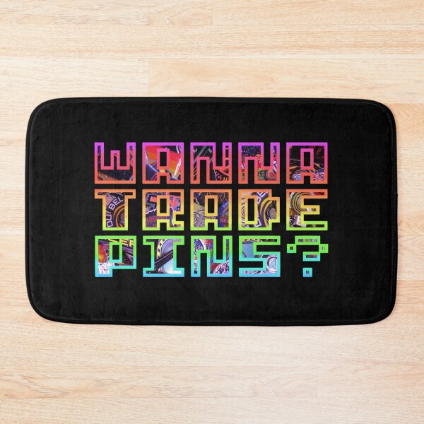 Item preview, Wanna Trade Pins? Pins and Rainbows Version designed and sold by Cabled Creature.
