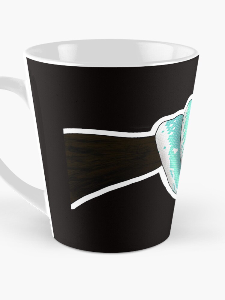 Thumbnail 3 of 4, Coffee Mug, Green Tree Python Super Blue designed and sold by Kirin-Riki.