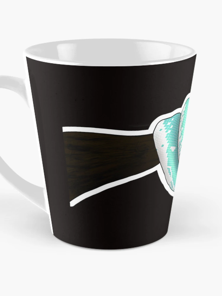 Thumbnail 3 of 4, Coffee Mug, Green Tree Python Super Blue designed and sold by Kirin-Riki.
