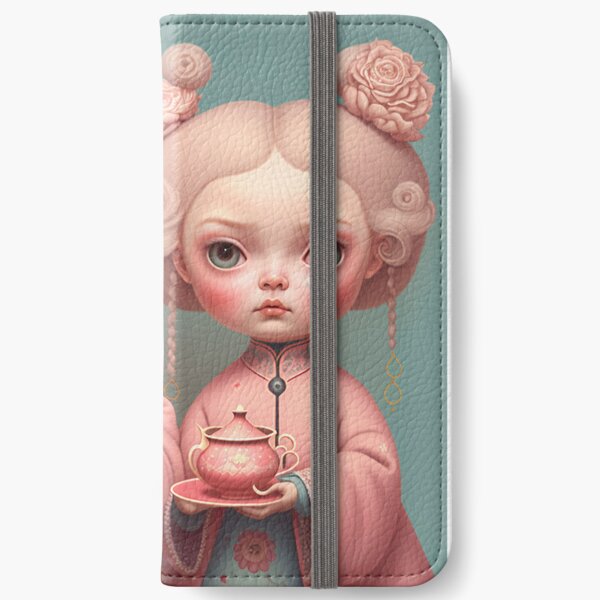Sakura kimono Girls iPhone Wallet
