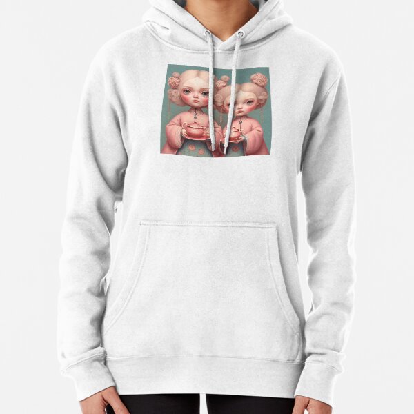Sakura kimono Girls Pullover Hoodie