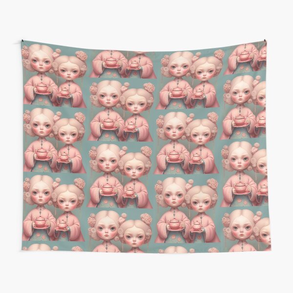 Sakura kimono Girls Tapestry